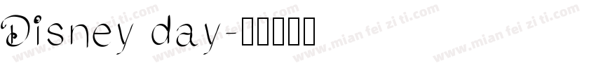 Disney day字体转换